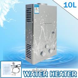 20KW 10L Propane Gas Instant Water Heater LPG Tankless Boiler Heater& Shower Kit