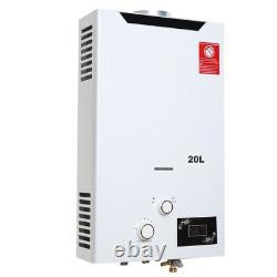 20L LPG Tankless Hot Water Heater Propane Instant Gas Water Heater Boiler Shower