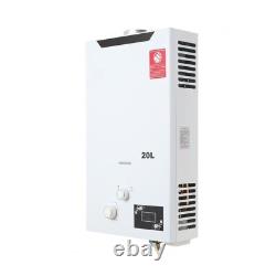 20L LPG Tankless Hot Water Heater Propane Instant Gas Water Heater Boiler Shower