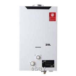 20L LPG Tankless Hot Water Heater Propane Instant Gas Water Heater Boiler Shower