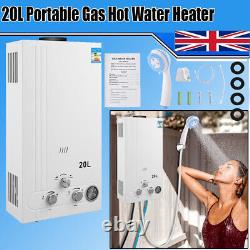 20L Large LPG Hot Water Heater Propane Gas Tankless Instant Boiler Shower Kit