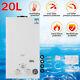 20l Tankless Hot Water Heater Boiler Withshower Head Lpg Propane Gas Home White Uk