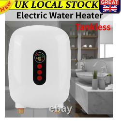 220 V 6500 W Electric Instant Hot Water Heater Tankless Bathroom Kitchen Tap