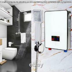 220V 6500W Tankless Instant Electric Hot Water Heater Bathroom Shower Set 30-55