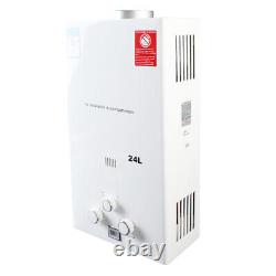 24L 48KW Instant Hot Water Heater LPG Propane Gas Tankless Boiler withShowe Kit UK
