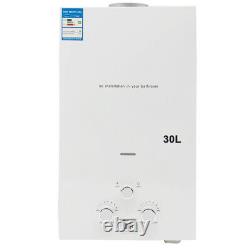 30L LPG Propane Tankless Hot Water Heater Instant Gas Boiler with Shower Kit 60KW