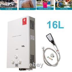 4.3GPM Tankless Water Heater 16L Portable Propane Butane Water Heater