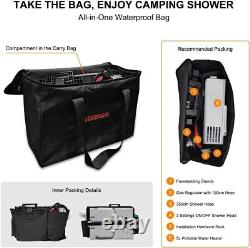 5L Hot Water Heater LPG Propane Tankless Instant + Showe Kit + Carry Bag + Stand