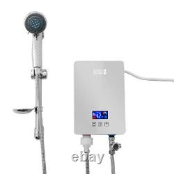 6-10kW LED Electric Tankless Instant Hot Water Heater Bathroom with Shower Kits