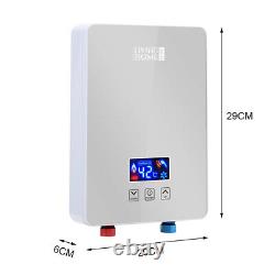 6/8/10KW Tankless Water Heater Shower Electric Portable Instant Boiler Bathroom