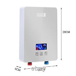 6000W Electric Portable Tankless Hot Water Heater Bathroom Shower Instant Boiler