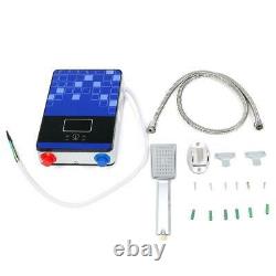 6500W Instant Electric Hot Water Heater Tankless Shower Hot Water System Blue