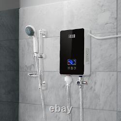 6KW Electric Tankless Instantaneous Water Heater With LED Display Touch Screen