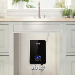 6KW Electric Tankless Instantaneous Water Heater With LED Display Touch Screen