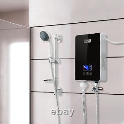 6KW Electric Tankless Instantaneous Water Heater With LED Display Touch Screen