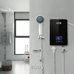 6KW Electric Tankless Instantaneous Water Heater With LED Display Touch Screen