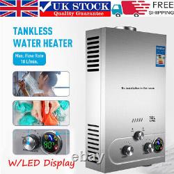 6L/18L Instant Hot Water Heater Tankless Gas Boiler LPG Propane Heater Shower