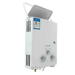6L Instant Tankless Hot Water Heater Propane Gas LPG Outdoor Portable Camplux RV