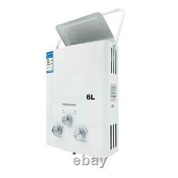 6L Instant Tankless Hot Water Heater Propane Gas LPG Outdoor Portable Camplux RV