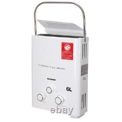 6L Portable Water Heater Propane Tankless Gas LPG Water Heat for Camping Shower