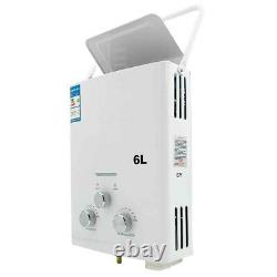6L Portable Water Heater Propane Tankless Gas LPG Water for Camping Free Ship UK