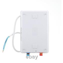 8KW Electric Tankless Water Heater Instant Hot Bathing Shower Fixing Bathroom UK