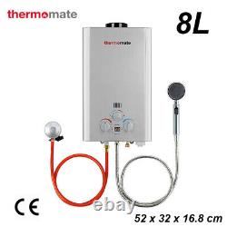 8L/12L Portable LPG Propane Gas Hot Water Heater Tankless Instant Boiler Shower