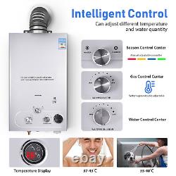 8L 16KW LPG Propane Gas Tankless Instant Hot Water Heater Boiler With Shower Kit