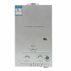 8L LPG Propane Gas Hot Water Heater Tankless Instant Boiler with Shower Kit