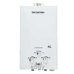 8L/Min 16kw RV Trip Propane Shower Camping Tankless Gas Instant Hot Water Heater