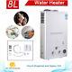 8l Portable Tankless Hot Water Heater Propane Lpg Gas Instant Boiler 16kw
