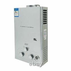 8L Propane Gas LPG Tankless Hot Water Heater Instant Heating Boiler for Home UK