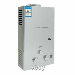 8L Propane Gas LPG Tankless Hot Water Heater Instant Heating Boiler for Home UK