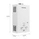 8l Propane Tankless Gas Hot Water Instant Boiler Horse Bath Tankless Trip 16kw