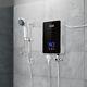 Black Electric Tankless Hot Water Heater Camping Caravan Bathroom Instant Shower