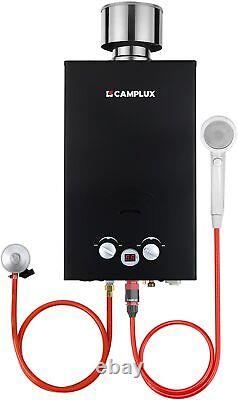 CAMPLUX 10 LPM Instant LPG Propane Gas Hot Water Portable Camping Shower Heater