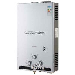 CO-Z 10L 17kw Instant Hot Water Heater Gas Boiler LPG Water Boiler Tankless