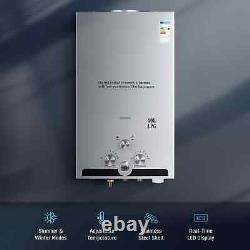 CO-Z 10L 17kw Instant Hot Water Heater Gas Boiler LPG Water Boiler Tankless
