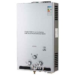 CO-Z 12L 20.4kw Instant Hot Water Heater Gas Boiler Tankless LPG Water Boiler
