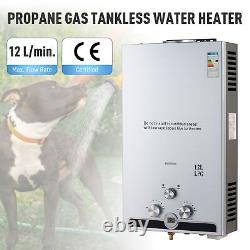 CO-Z 12L 20.4kw Instant Hot Water Heater Gas Boiler Tankless Water Boiler LPG