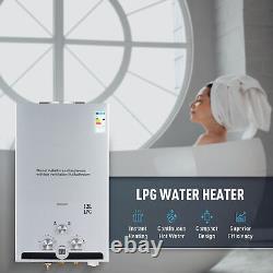 CO-Z 12L Instant Hot Water Heater 20.4kw Gas Boiler Tankless LPG Water Boiler