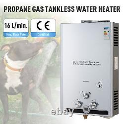 CO-Z 16L 27.2kw Instant Hot Water Heater Gas Boiler Tankless LPG Water Boiler