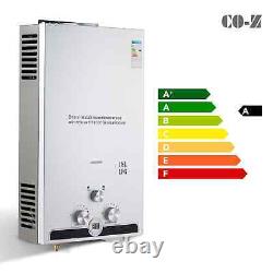 CO-Z 18L 30.6kw Instant Hot Water Heater Gas Boiler Tankless LPG Water Boiler