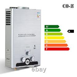 CO-Z 8L 13.6kw Instant Hot Water Heater Gas Boiler Tankless Water Boiler LPG