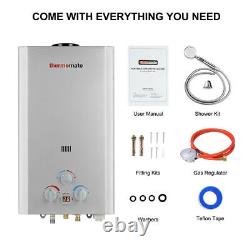 Camplux 12L Propane Gas Water Heater Tankless Instant Hot Boiler Portable Shower