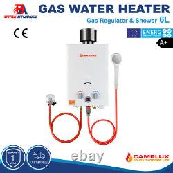 Camplux 6L 12kw Hot Water Heater Tankless Instant Gas Boiler LPG Propane Outdoor