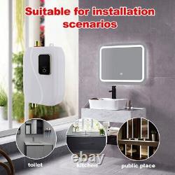 Durable and Modern Electric Tankless Water Heater for Kitchen Bathroom