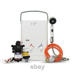 Eccotemp CEL5 Portable Tankless Water Heater withEccoFlo Pump and Strainer, 50mbar