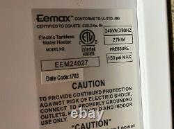 Eemax EEM24027 240-Volt 27-kW 5.3-GPM Tankless Electric Water Heater (43)