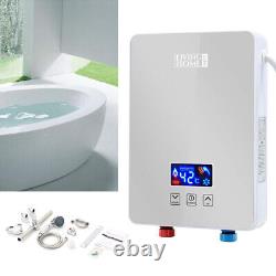 Electric 6KW Tankless Instant Hot Water Heater Under Sink Tap Bathroom Kitchen